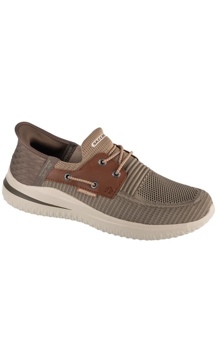 Sportcipők, Skechers Slip-Ins: Delson 3.0 - Roth 210606, Barna