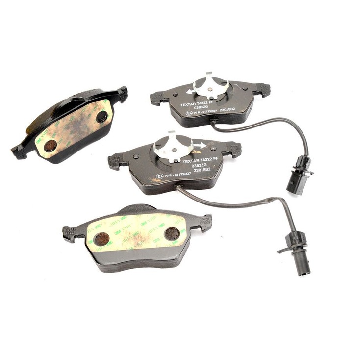 Első fékbetét készlet TEXTAR kompatibilis Audi A4 B5, A4 B6, A4 B7, A6 C5, A6 C6, Seat Exeo, Exeo St