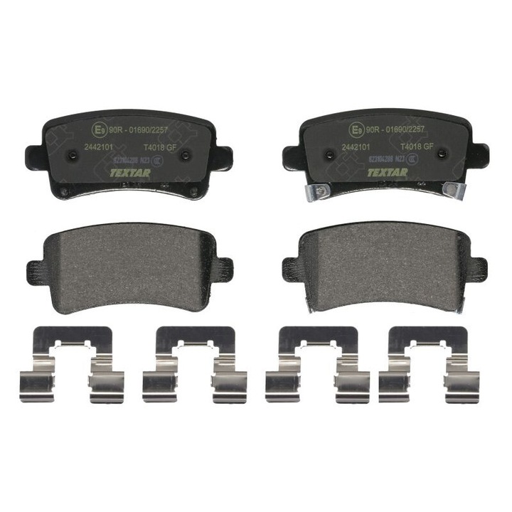 TEXTAR hátsó fékbetét készlet, amely kompatibilis a Cadillac Xts-szel