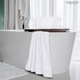 Prosop de baie si de fata Teno®, pentru uz rezidential/hotel/calatorii, densitate 420g/m², model egiptean, bumbac 100%, dimensiuni 70x130 cm, alb