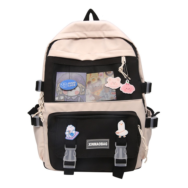 Jormftte Iskolatáska, Kawaii modell, többszínű, 40x28x12cm