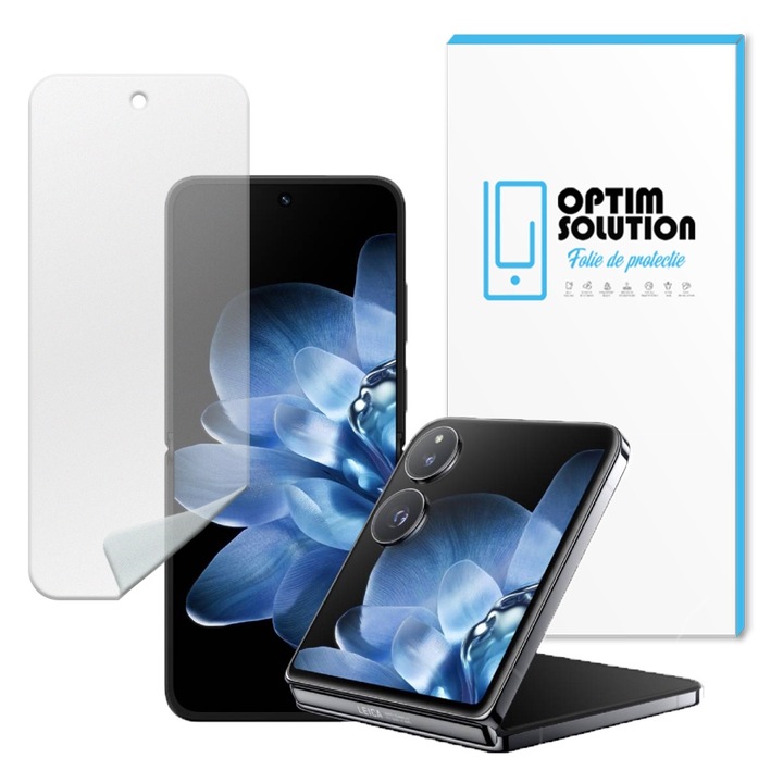 Regenerálható matt hátú hidrogél fólia Xiaomi Mix Fliphez, OPTIM MEGOLDÁS, nagy érzékenység, matt textúra, UHD tisztaság, reflexiómentes, ütéselnyelés, rugalmas hidrokristály, elit osztályú védelem, átlátszó