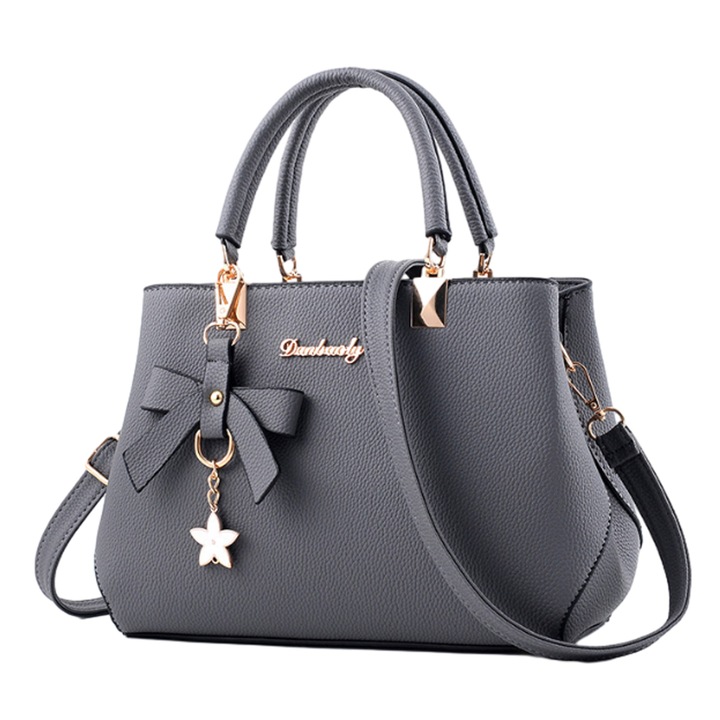 Jormftte női táska PU-ból, patchwork design, állítható pánttal, többszínű, 30x25x10cm