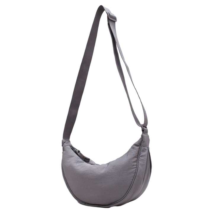 Jormftte unisex válltáska, gombóc típusú, fekete, fehér, szürke, zöld, 31x16x9cm