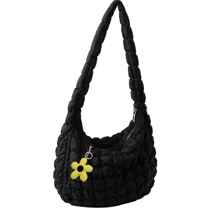 Jormftte női táska, crossbody típusú, fehér/lila/zöld/kék/fekete, 48x33x17cm, 1 táskás szett