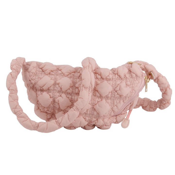 Női steppelt táska Könnyű steppelt táska töltettel Válltáska Hobo táska steppelt 2023 hajtogatott felhő steppelt táska