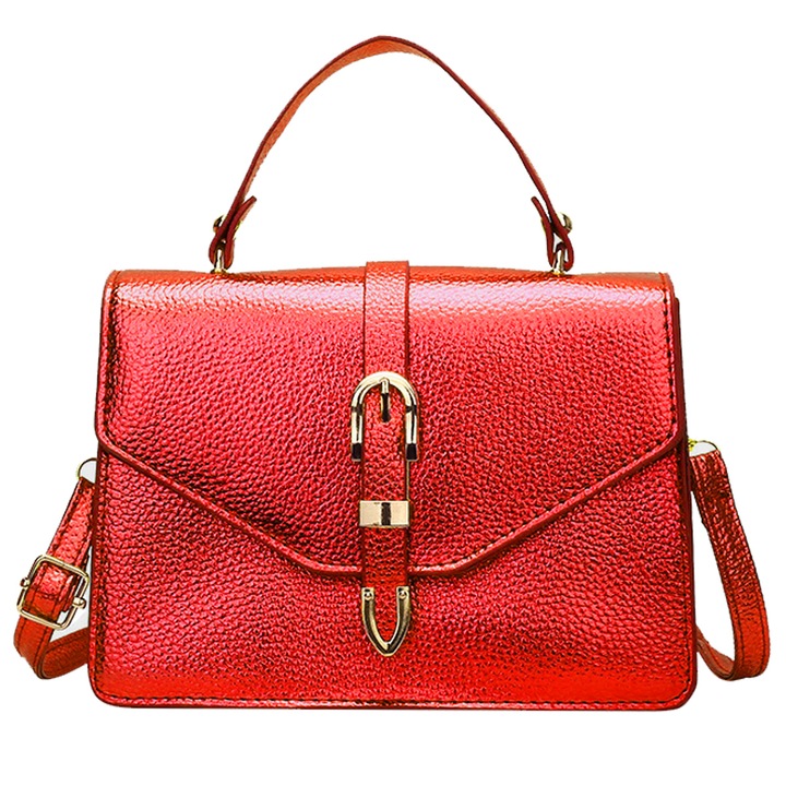 Női crossbody táska, Jormftte, fekete/zöld/kék/piros, 21,5x16x6,5cm, 1 darab