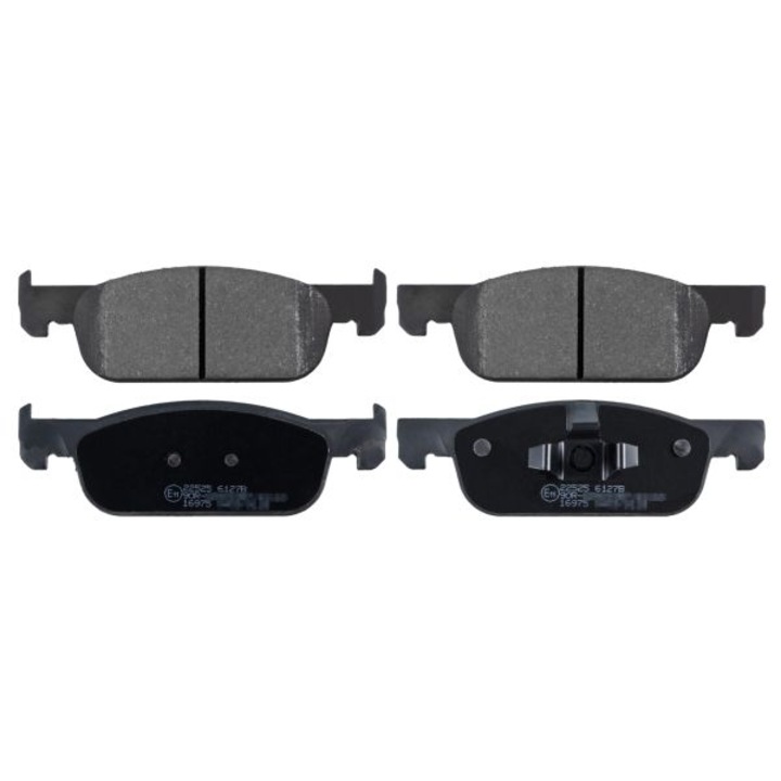 Set placute de frana fata FEBI compatibile cu Renault Clio IV, Clio IV/hatchback, Clio IV/kombi, Logan II, Logan/stepway II, Sandero/stepway I