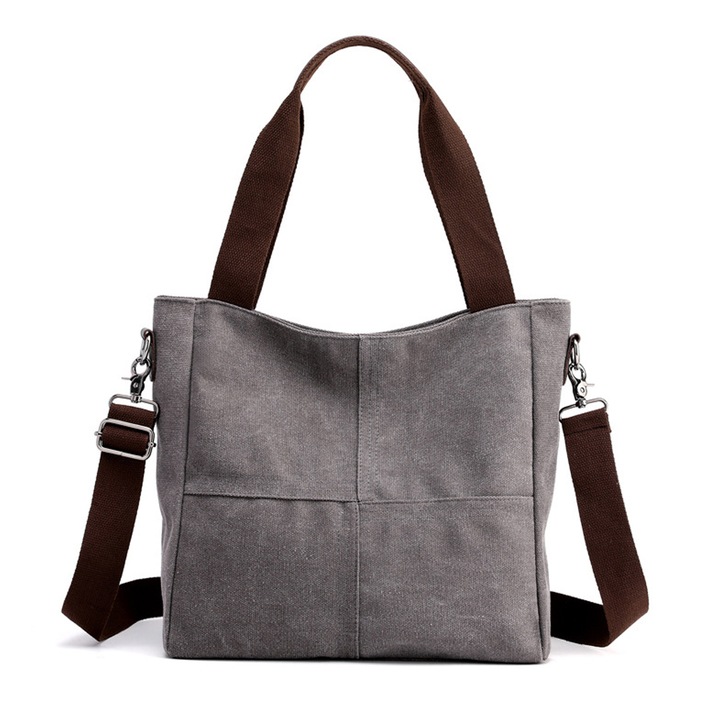 Női válltáska, Jormftte, fekete/szürke/barna/bordó, mérete 30x29x13cm