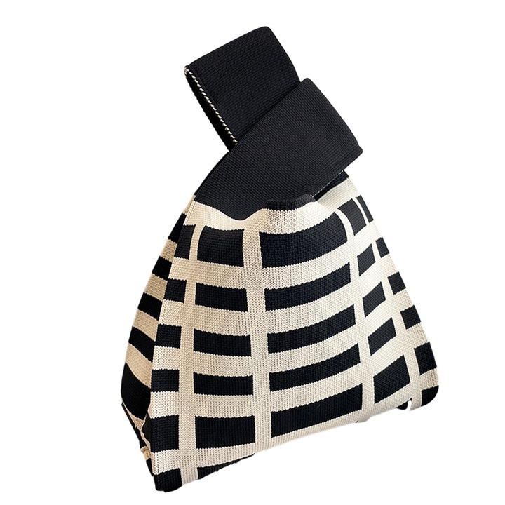 Jormftte válltáska, Zb-95 modell, csíkos, fekete, 20x35cm, 160g