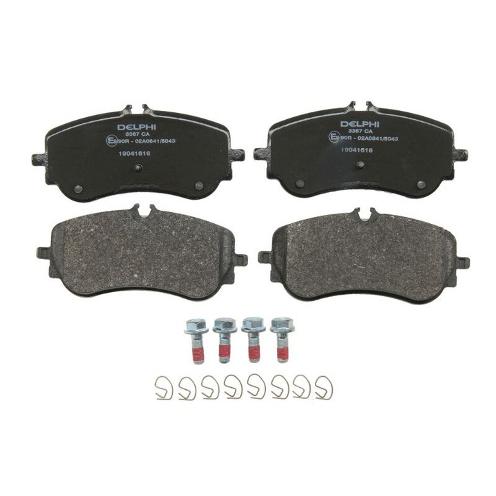 Комплект задни спирачни накладки DELPHI съвместими с Vw Amarok, Crafter, Grand California Camper
