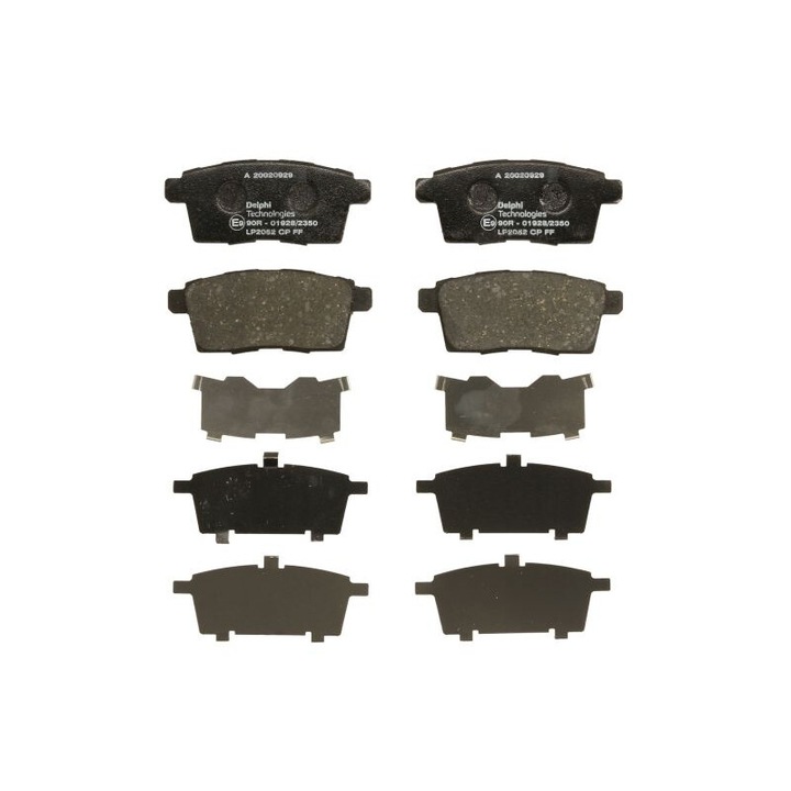 DELPHI hátsó fékbetét készlet kompatibilis a Lincoln Mkx-el