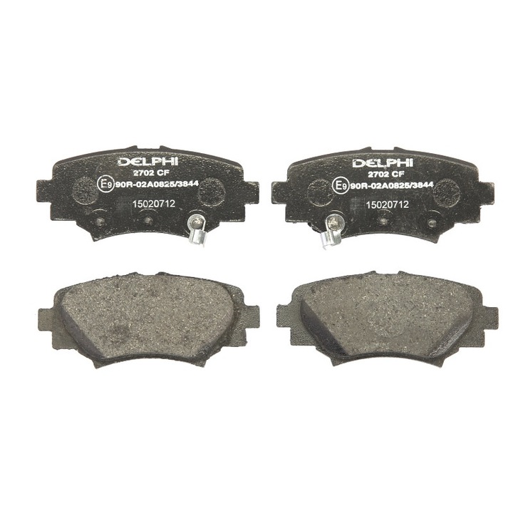 Mazda3, 3/Hatchback modellel kompatibilis DELPHI hátsó fékbetét készlet