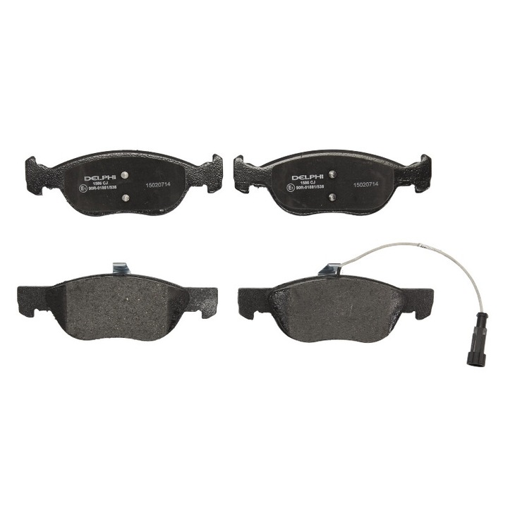 DELPHI első fékbetét készlet kompatibilis a Lancia Dedra, Delta II-vel