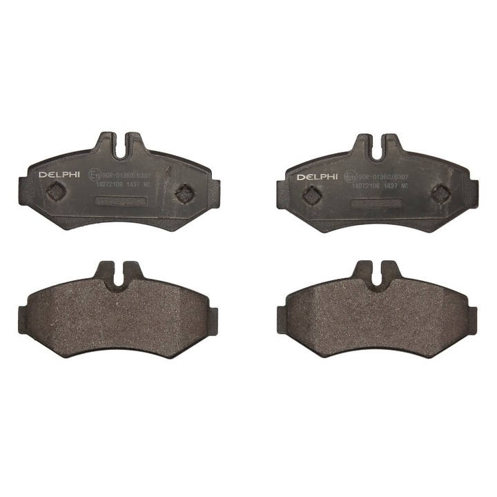DELPHI hátsó fékbetét készlet kompatibilis Mercedes G W461, G W463, Sprinter 2-t B901, B902, Sprinter 3-t B903, Sprinter 4-t B904