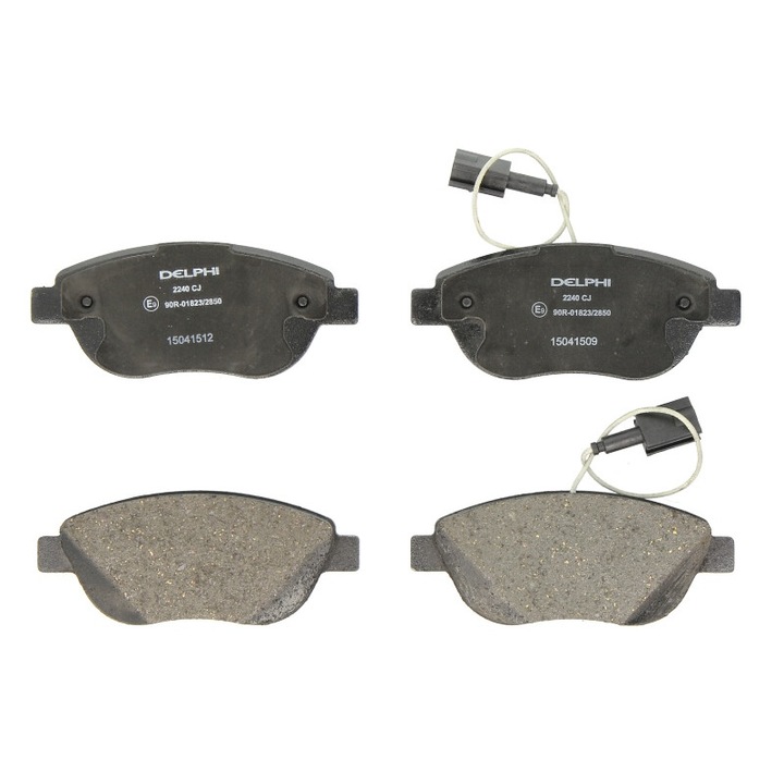 Első fékbetét készlet DELPHI kompatibilis Abarth 500 / 595 / 695, 500c / 595c / 695c