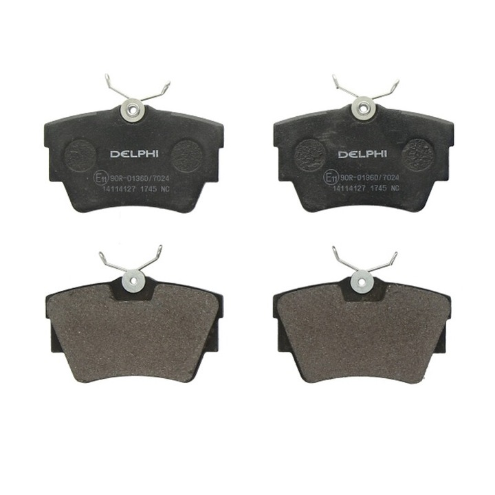 DELPHI hátsó fékbetét készlet kompatibilis a Renault Trafic II, Trafic III típusokkal