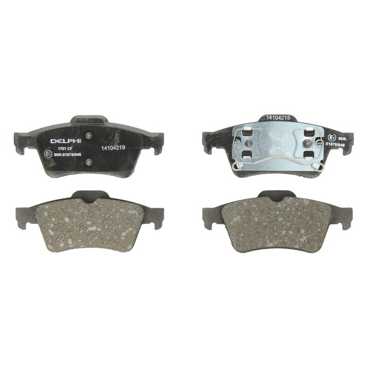 DELPHI hátsó fékbetét-készlet, amely kompatibilis a Ford Usa Focus-szal