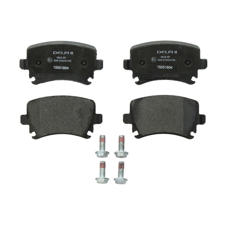 Set placute de frana spate DELPHI compatibile cu Audi A3, A4 B6, A4 B7, A4 B8, A6 Allroad C6, A6 C5, A6 C6, A8 D3, Tt