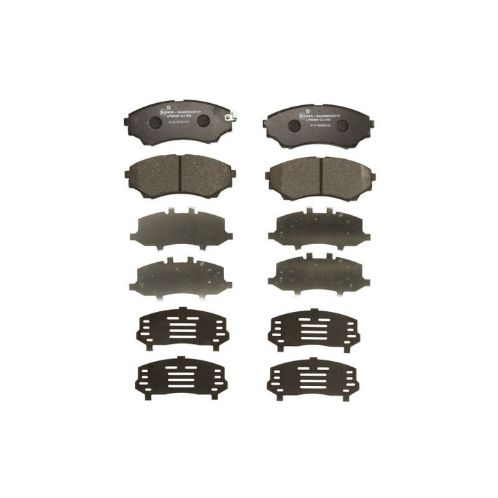 Ford Rangerrel kompatibilis DELPHI első fékbetét készlet