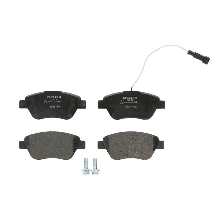 DELPHI első fékbetét készlet, kompatibilis Citroen Nemo, Nemo/minivan