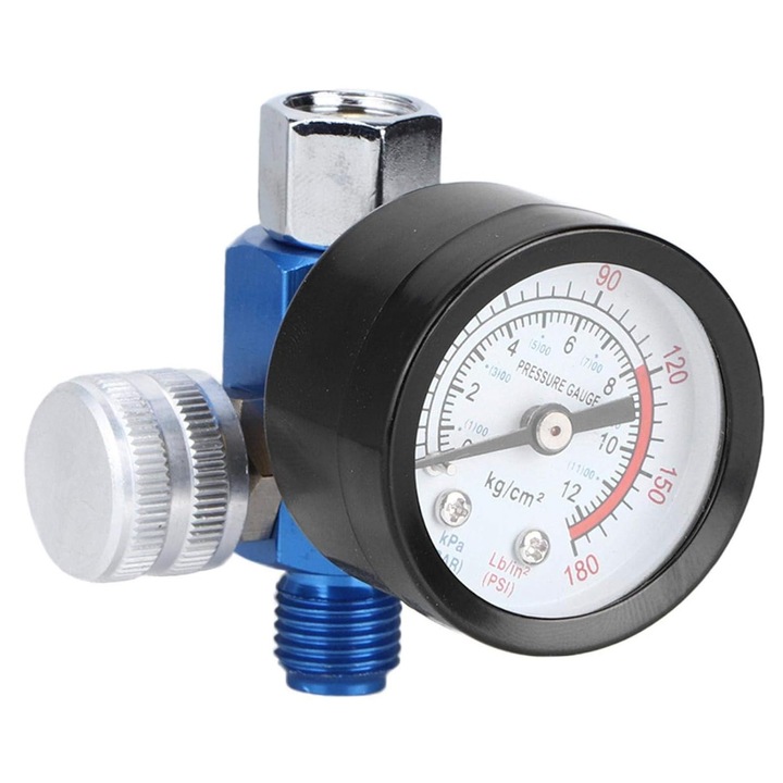 Regulator de presiune pentru pistol de vopsit, 0-10BAR, 1/4"