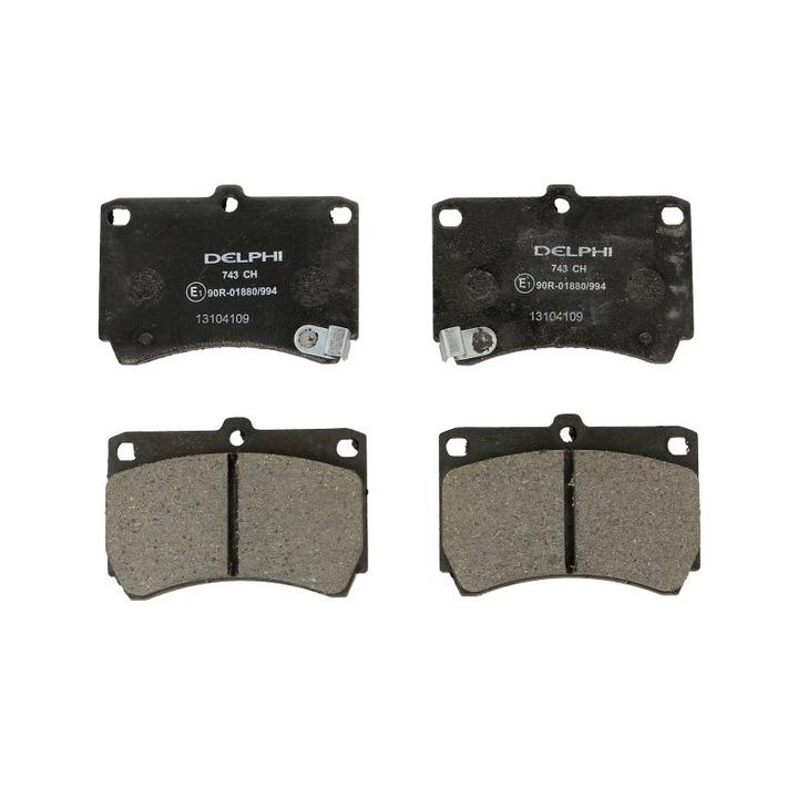 DELPHI első fékbetét készlet kompatibilis Kia Avella, Rio I