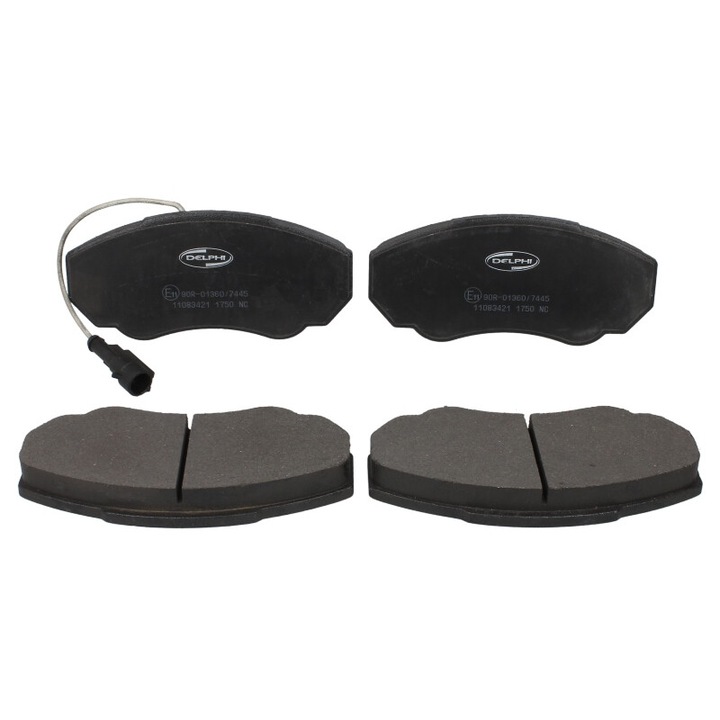 DELPHI első fékbetét készlet, amely kompatibilis a Citroen Jumper I-vel
