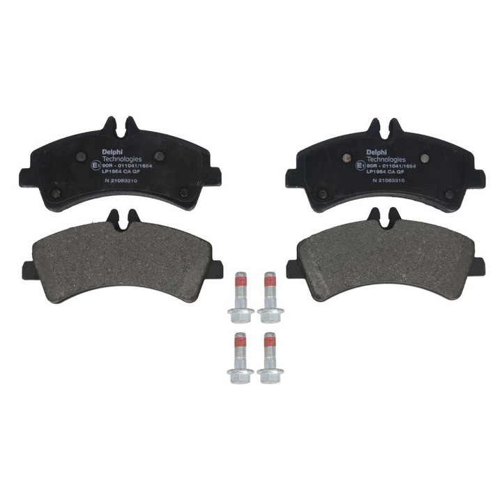 DELPHI hátsó fékbetét készlet kompatibilis a Mercedes Sprinter 3, 5-t B906, Sprinter 4, 6-t B906, Sprinter 5-t B906 típusokkal