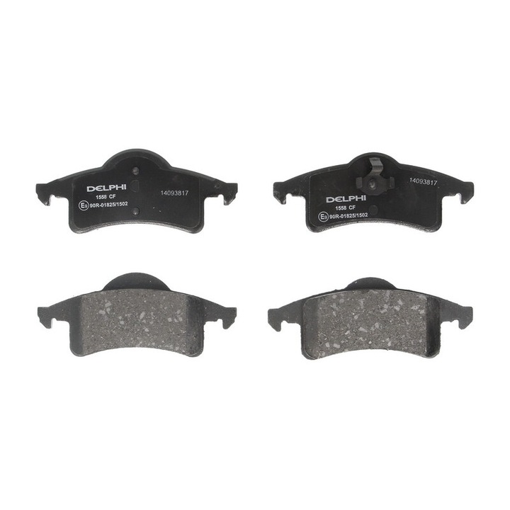 DELPHI hátsó fékbetét készlet, kompatibilis Jeep Cherokee, Grand Cherokee I, Grand Cherokee II