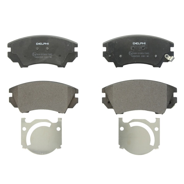 Комплект предни накладки DELPHI съвместими с Opel Astra J, Astra J Gtc, Cascada, Insignia A, Insignia A Country, Zafira C