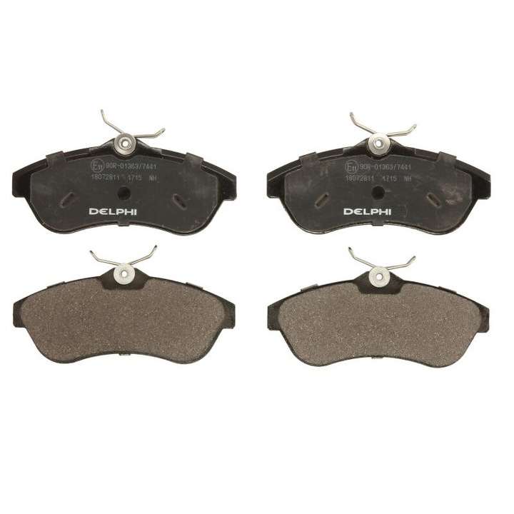 DELPHI első fékbetét készlet kompatibilis Citroen C2, C2 Enterprise, C3 I, C3 Pluriel