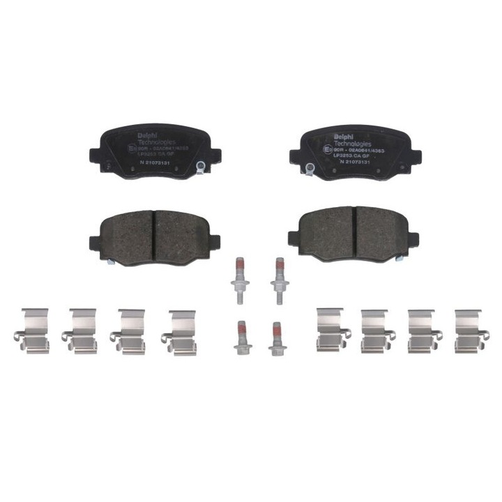Комплект задни спирачни накладки DELPHI съвместими с Jeep Cherokee