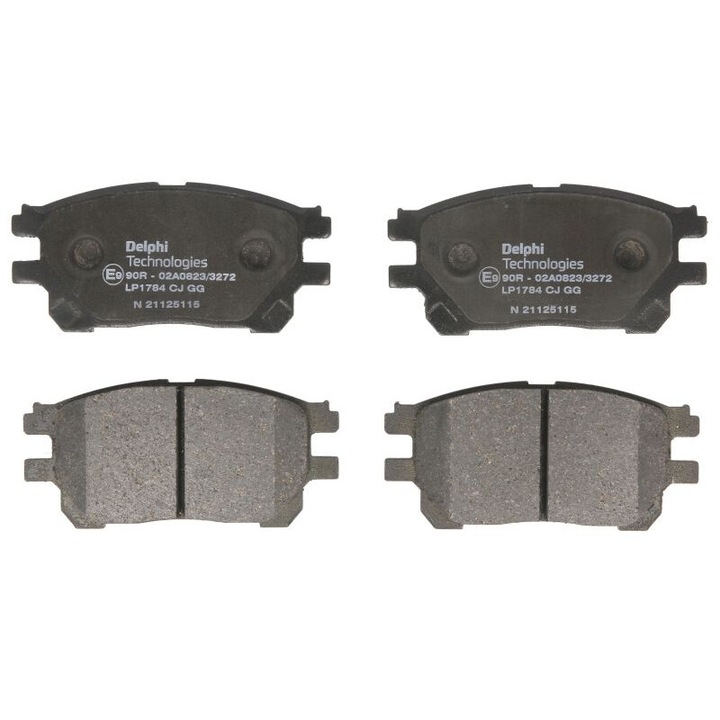 DELPHI első fékbetét készlet kompatibilis a Toyota Previa II-vel