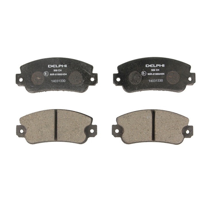 Első fékbetét készlet DELPHI kompatibilis Seat Fura, Ibiza I, Malaga, Marbella, Marbella/ferdehátú, Ronda, Terra, Terra/kombi