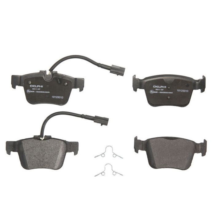 Комплект задни накладки DELPHI съвместими с Alfa Romeo Giulia, Stelvio
