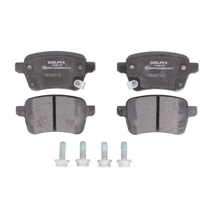 DELPHI hátsó fékbetét készlet kompatibilis Opel Adam, Corsa E, Corsa E/ferdehátú