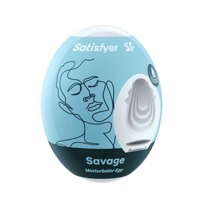Vagina maszturbátor, Satisfyer Egg Savage, 6-10 cm