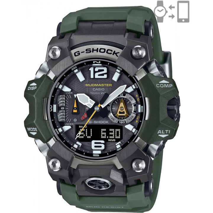 Мъжки часовник Casio G-Shock, Master of G Mudmaster GWG-B1000-3AER, Аналогов