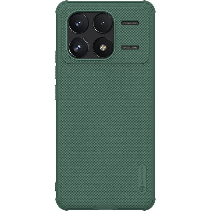 Калъф Nillkin Super Frosted Shield Pro за Xiaomi POCO F6 Pro / Redmi K70 Pro / K70, Тъмнозелен