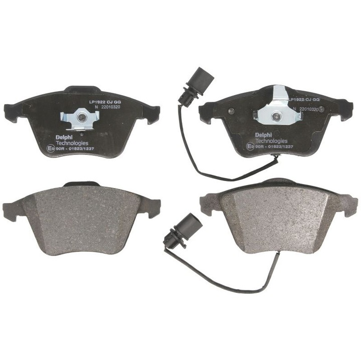 Комплект предни спирачни накладки DELPHI съвместим с Audi A4 B6, A4 B7, A6 Allroad C6, A6 C5, A6 C6, A8 D3