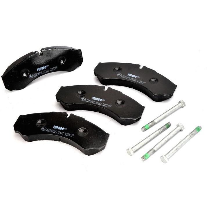 Комплект предни/задни спирачни накладки FERODO съвместими с Iveco Daily I, Daily II, Daily III, Daily IV, Daily V, Daily VI 156087