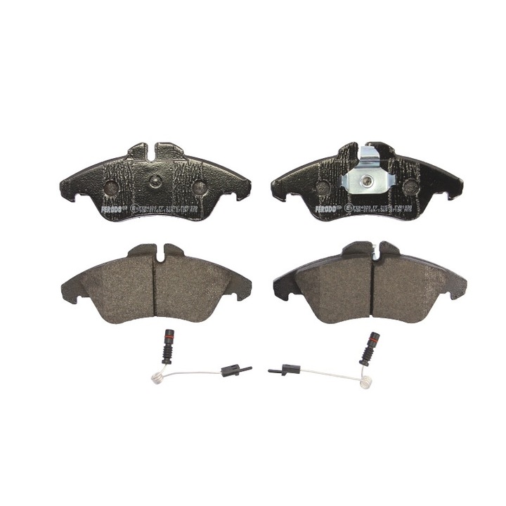 Első fékbetét készlet FERODO, kompatibilis Mercedes Sprinter 2-t B901, B902, Sprinter 3-t B903, Sprinter 4-t B904, V 638/2, Vito W638