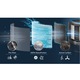 Philips Seria 3400 AC3421/13 2in1 légtisztító, 78m2 lefedettség, CADR: 300m3/h, HEPA és aktív szénszűrő, NanoCloud technológia, Légszűrő: FY3400/30, Légszűrő párásítás: FY3401/00