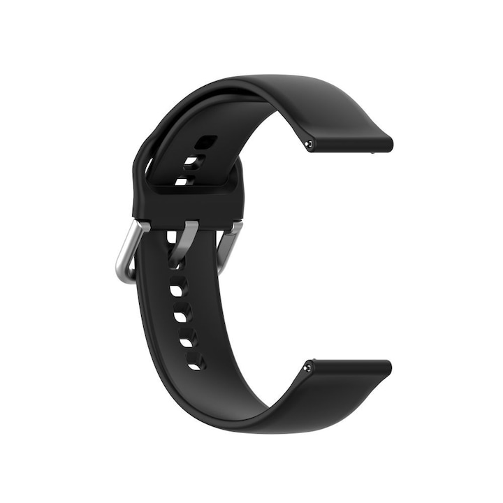 Каишка за смарт часовник Xiaomi Redmi Watch 5 Active / Watch 5 Lite съвместима - черна силиконова каишка