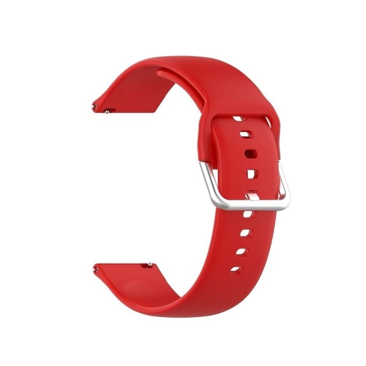 Каишка за смарт часовник, съвместима с Xiaomi Redmi Watch 5 Active / Watch 5 Lite - Каишка - червена силиконова каишка (ширина на каишката: 22 mm)