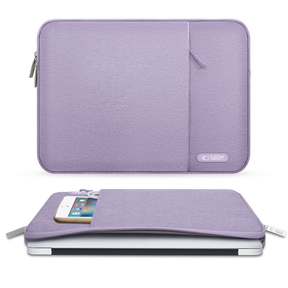 Geanta pentru laptop, Tokgalaxis, 14 inchi, Mov