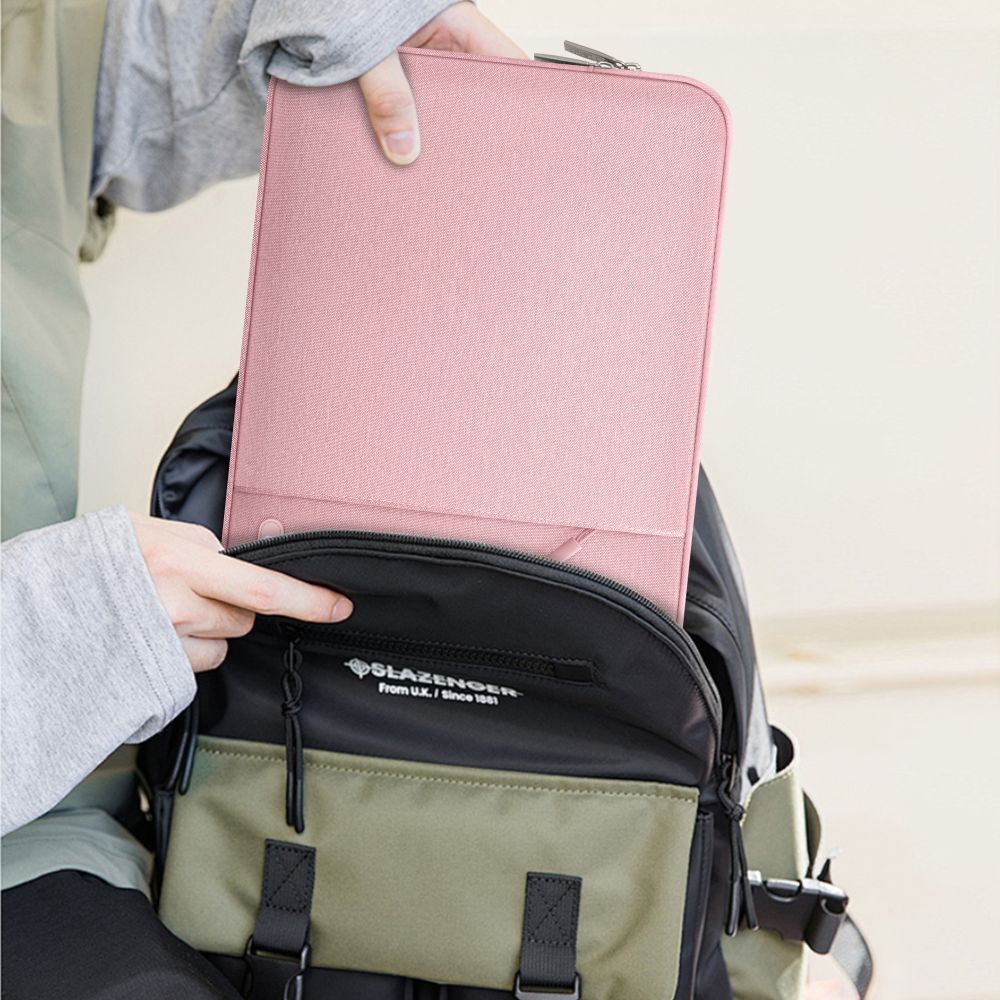 Husa Tech-Protect Sleevy compatibila cu laptop 13/14 inch Rose