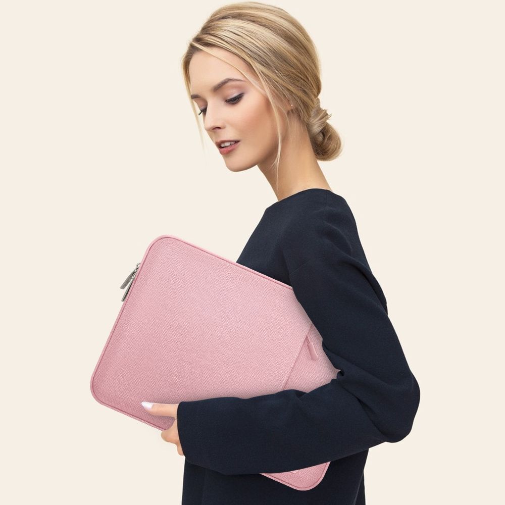 Husa Tech-Protect Sleevy compatibila cu laptop 13/14 inch Rose