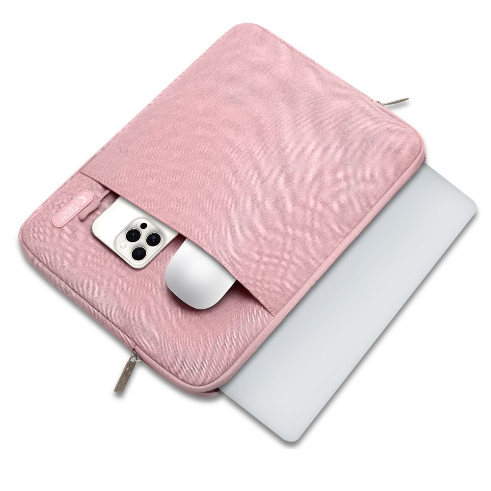 Husa Tech-Protect Sleevy compatibila cu laptop 13/14 inch Rose
